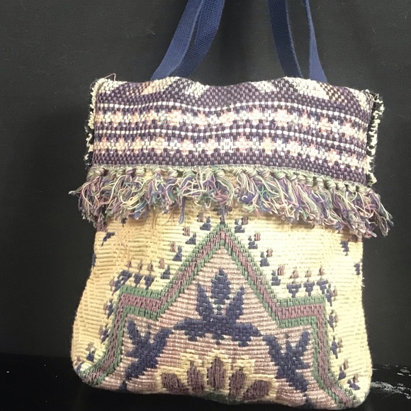 boho woven bag